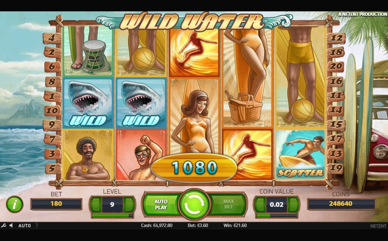 gioco slot wild water