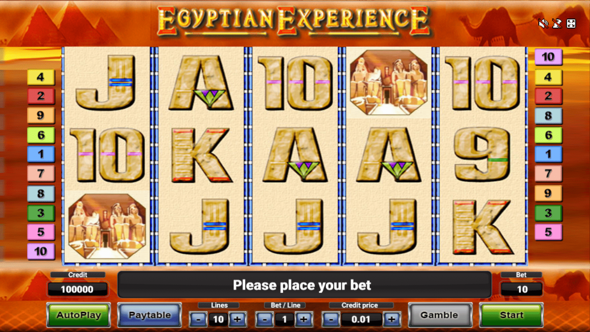 Slot Egyptian Experience