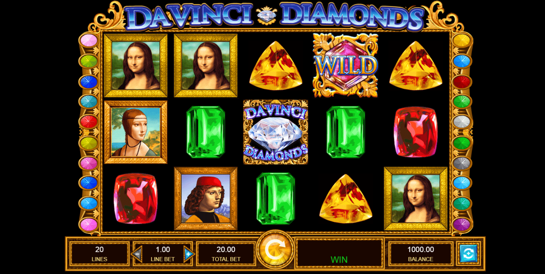 Slot Da Vinci Diamonds