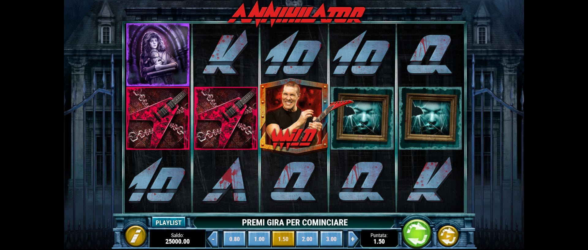 griglia del gioco slot online annihilator
