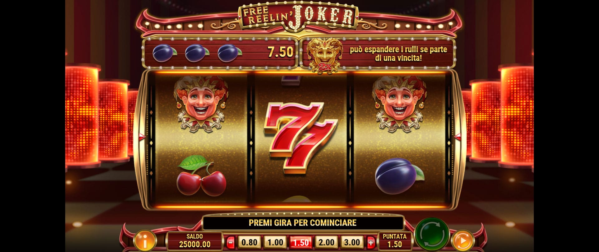 schermata slot machine free reelin joker