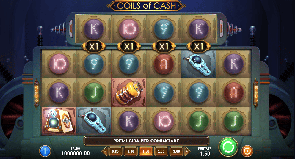 Slot Coils of Cash