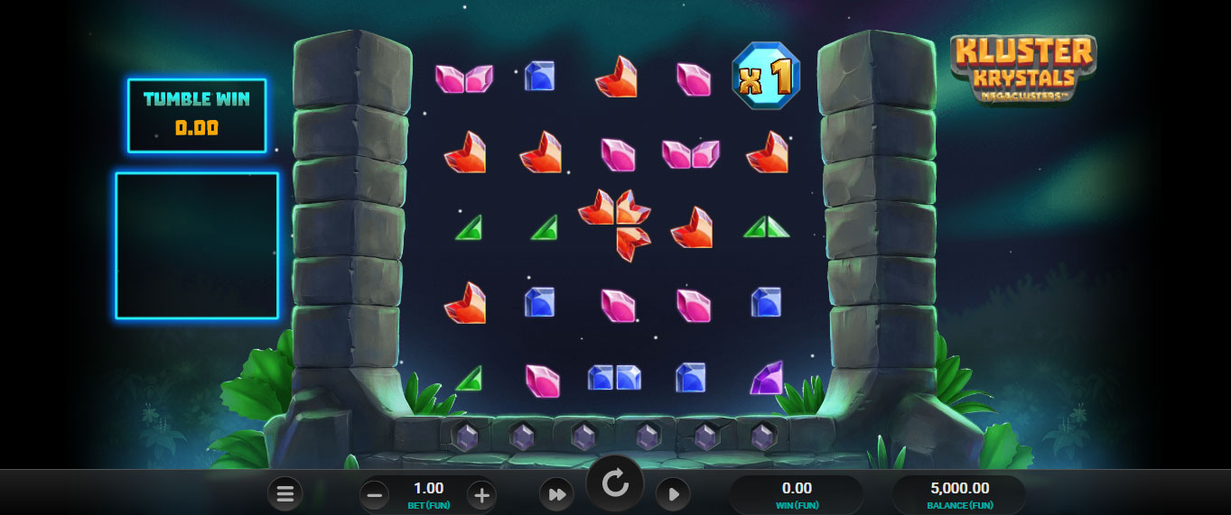 Schermata della Slot Machine Kluster Krystals Megaclusters