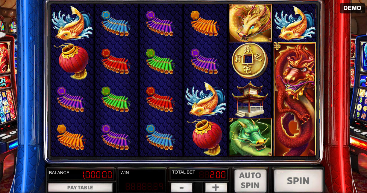Slot Red Dragon VS Blue Dragon